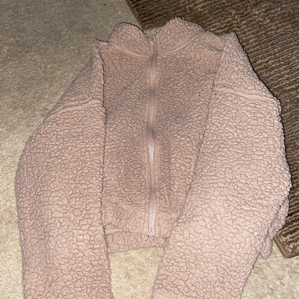 Rue 21 fluffy zipper sweater